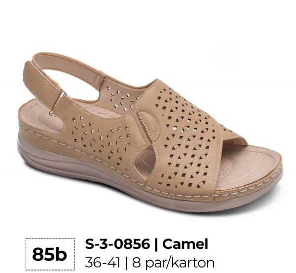 Sandały płaskie damskie Roz 36-41 / 8 par